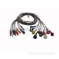 40in / IEC / Snap Holter Cable , Applied to Holter Monitor / Recorder